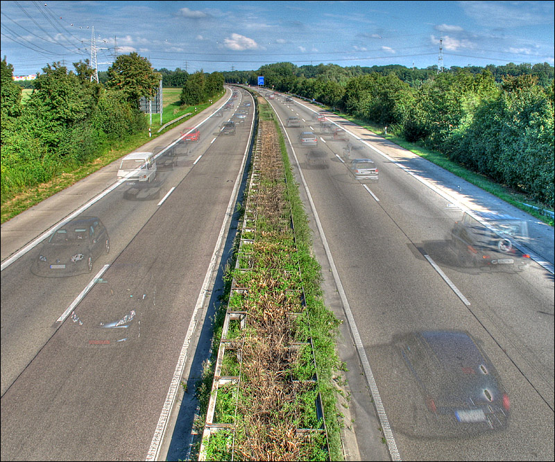 A60 zwischen Bischofsheim und Rsselsheim